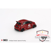 Mini GT LB-Works x Abas Works ABARTH 595 Red