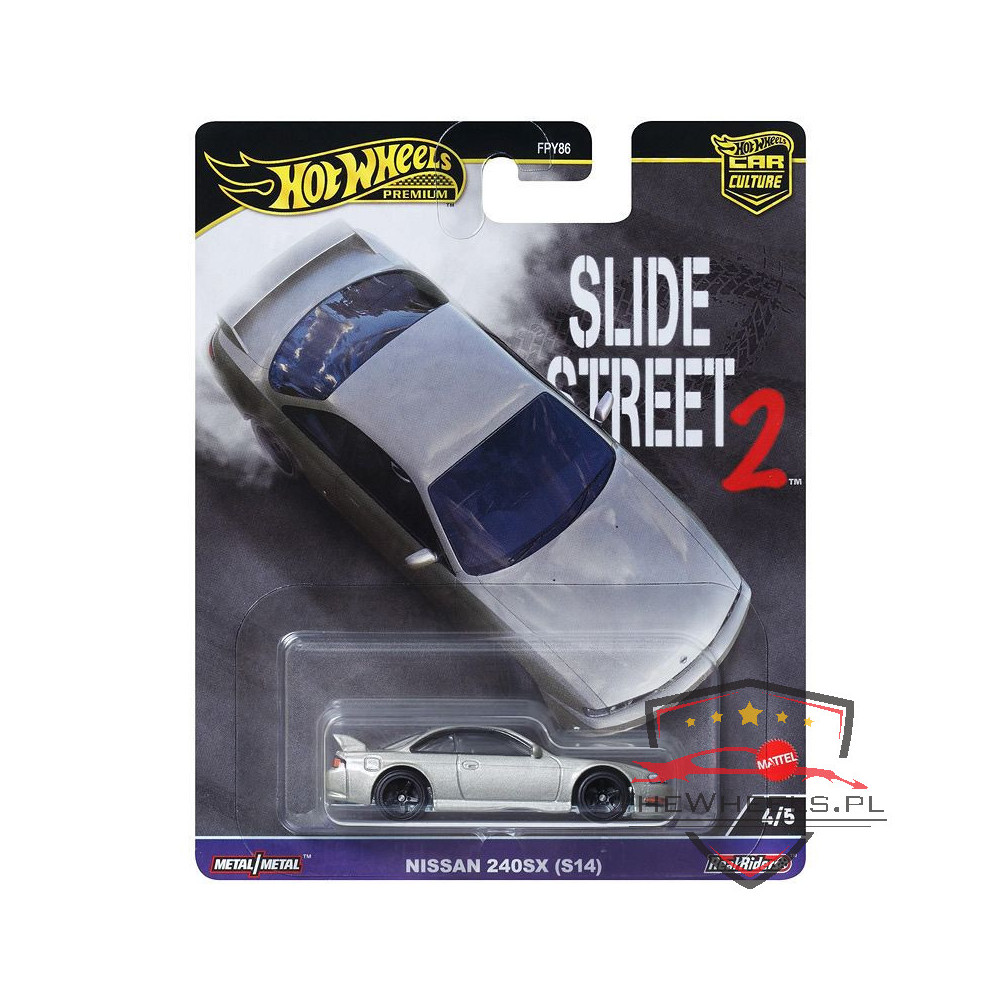 Hot Wheels Premium Nissan 240SX (S14) Slide Street