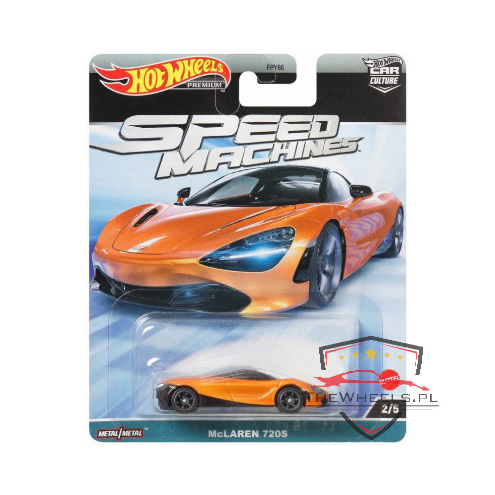 Hot Wheels Premium McLaren 720S Speed Machines