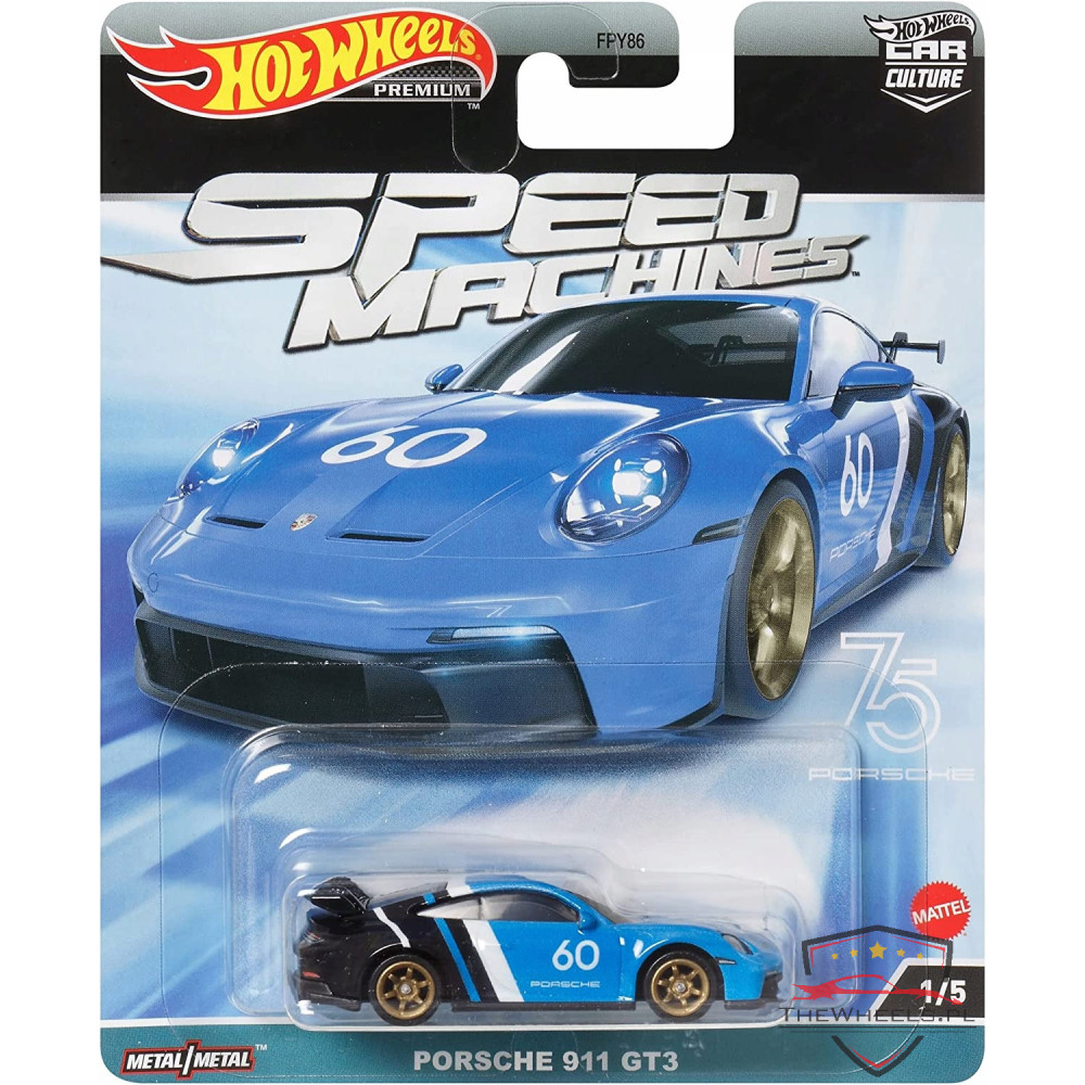 Hot Wheels Premium Porsche 911 GT3  Speed Machines