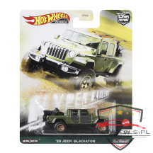 Hot Wheels Premium '20 Jeep Gladiator Hyper Hauler