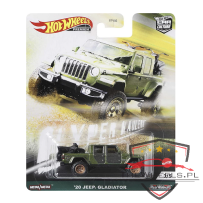 Hot Wheels Premium '20 Jeep Gladiator Hyper Hauler