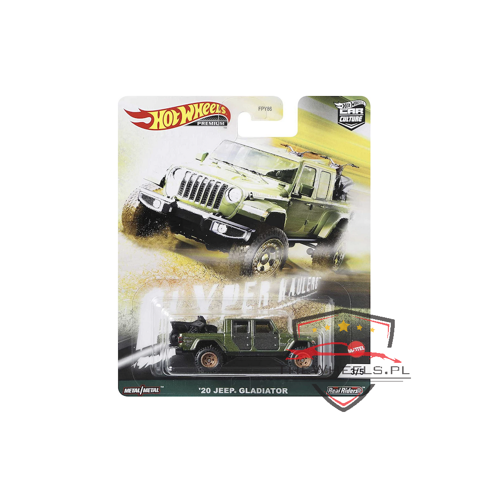 Hot Wheels Premium '20 Jeep Gladiator Hyper Hauler
