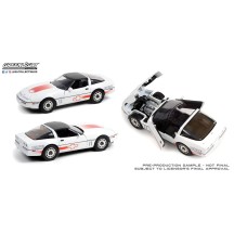 Chevrolet Corvette C4 – White with Orange Stripes – Corvette Challenge Race Car