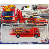 Hot Wheels Premium Team Transport – Nissan Silvia (S15) HKS & Sakura Sprinter
