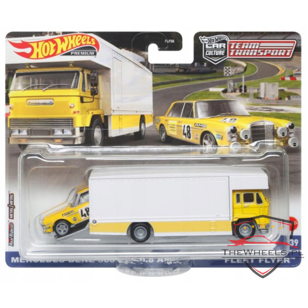 Hot Wheels Premium Team Transport Mercedes-Benz 300 SEL 6.8 AMG