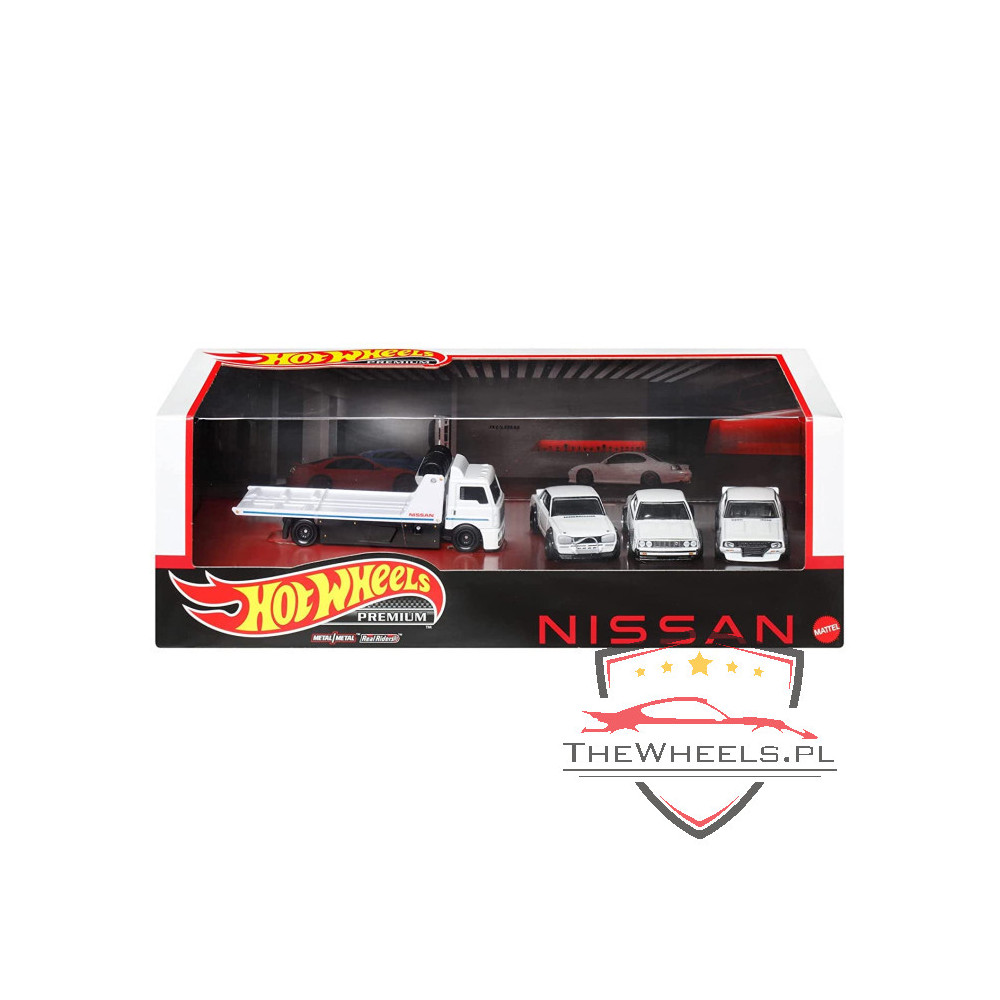 Hot Wheels Premium Diorama – Nissan Skyline H/T 2000GT-X (C110) + Laweta
