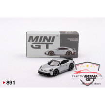 Mini GT Porsche 911 Dakar Ice Gray Metallic (891)