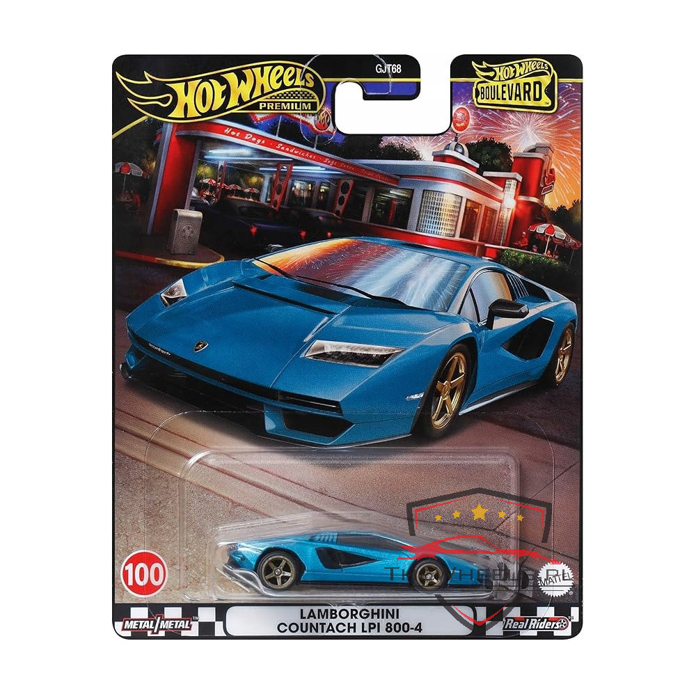 Hot Wheels Premium Lamborghini Countach LPI 800-4 Blwrd 100