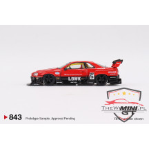 Mini GT Nissan LB-ER34 Super Silhouette Skyline – Red/Black