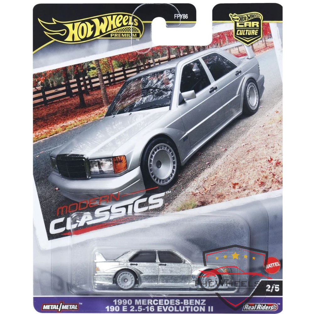 Hot Wheels Premium 1990 Mercedes-Benz 190 E 2,5-16 Evolution 2 Modern Classics