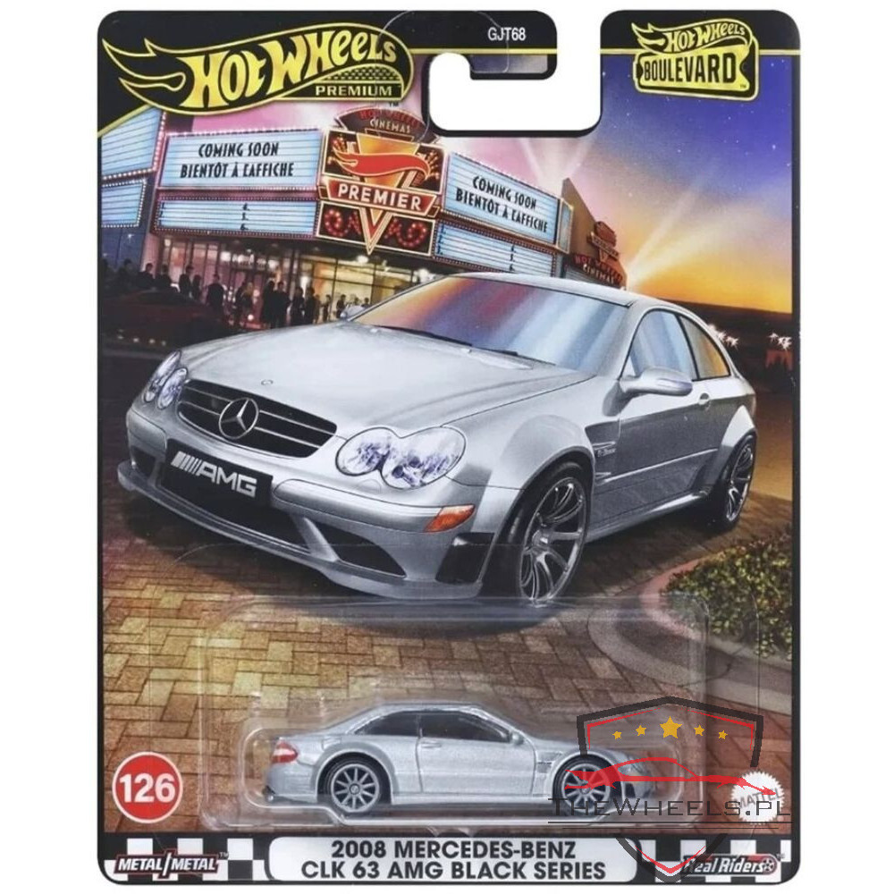 Hot Wheels Premium 2008 Mercedes-Benz CLK 63 AMG Black Series Boulevard