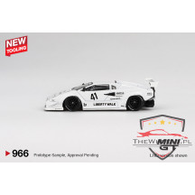 Mini GT Lamborghini Countach LB-WORKS 2024 Tokyo Auto Salon White