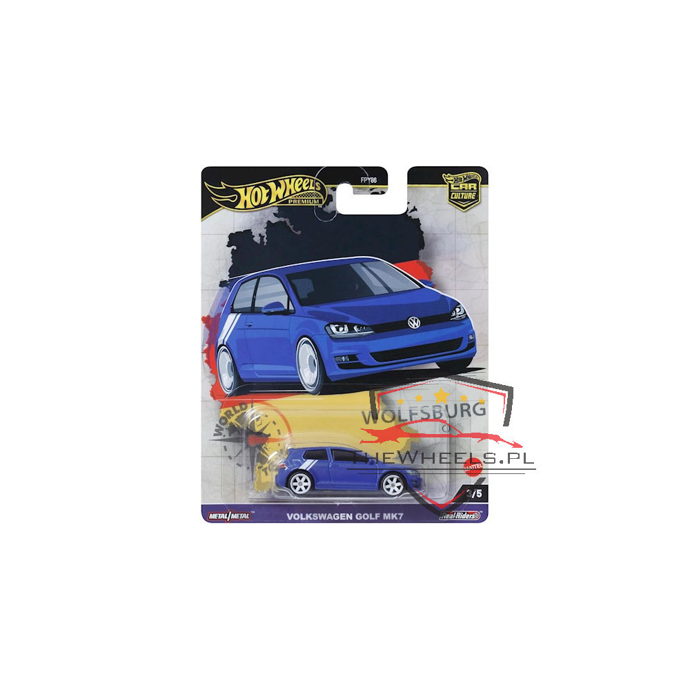 Hot Wheels Volkswagen Golf Mk7 World Tour 3/5