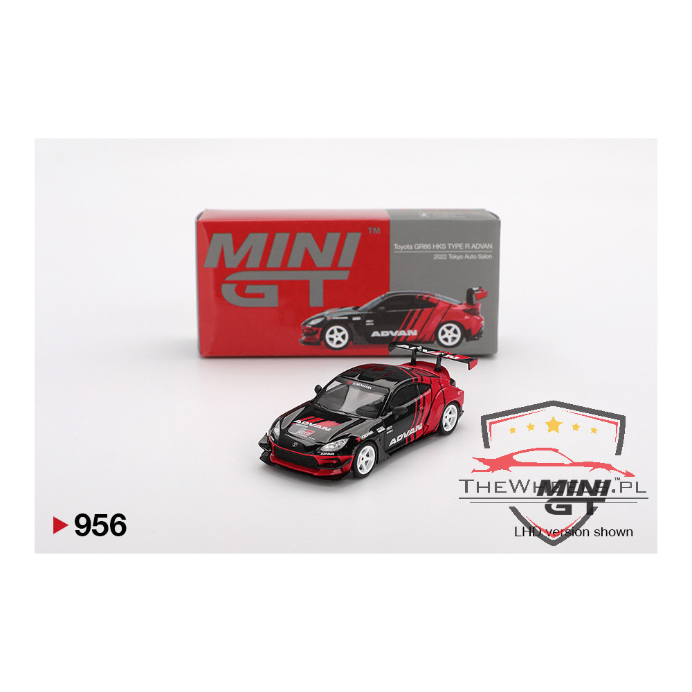 Mini GT Toyota GR86 HKS Type R Advan