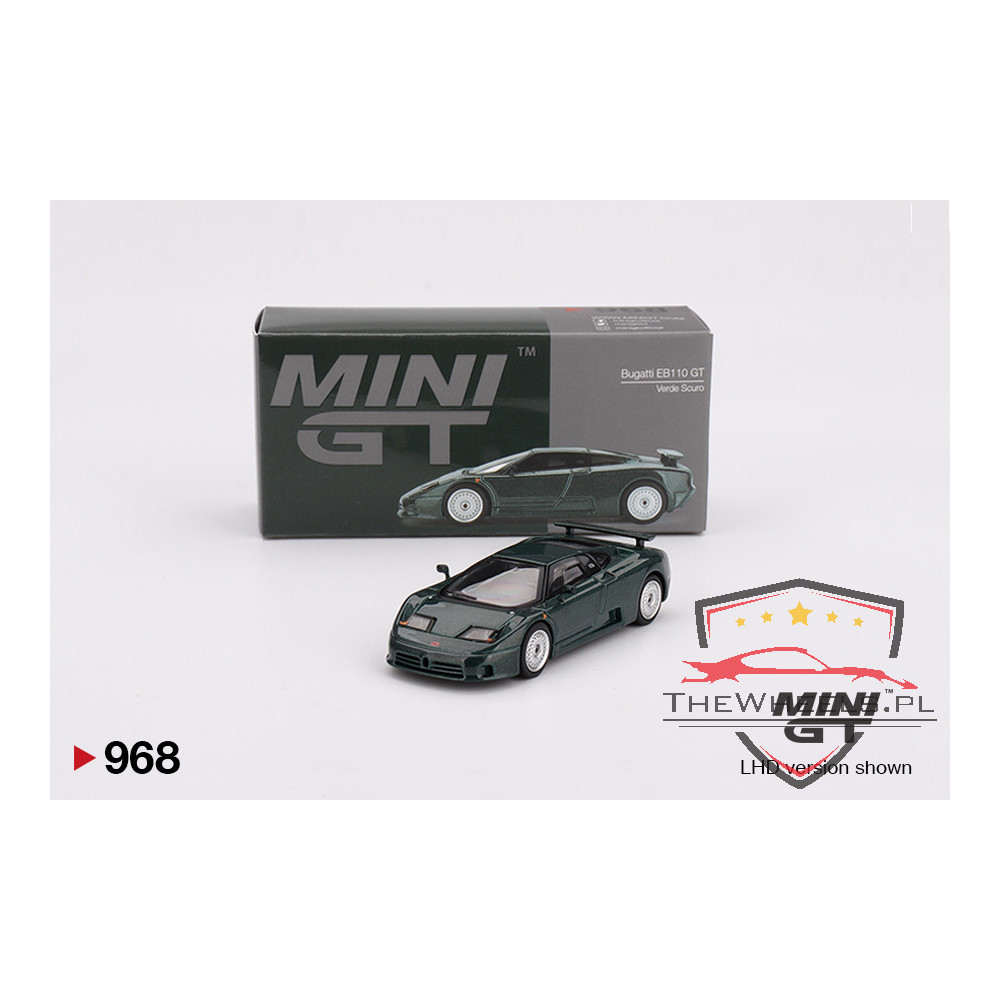 Mini GT Bugatti EB 110GT Verde Scuro